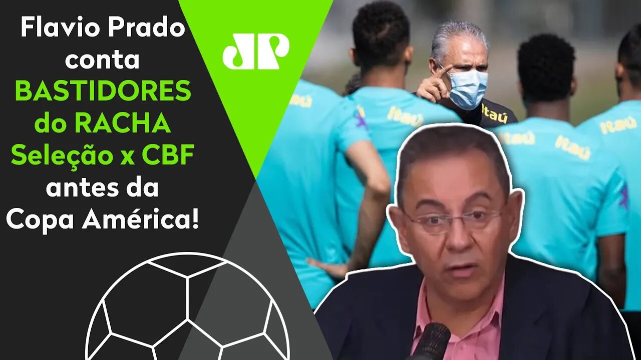 "Pelo que eu FIQUEI SABENDO..." Flavio Prado CONTA BASTIDORES do RACHA Seleção x CBF!