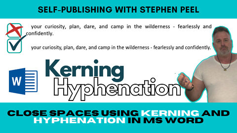 Close unsightly gaps between words using Kerning and Hyphenation in MS Word.