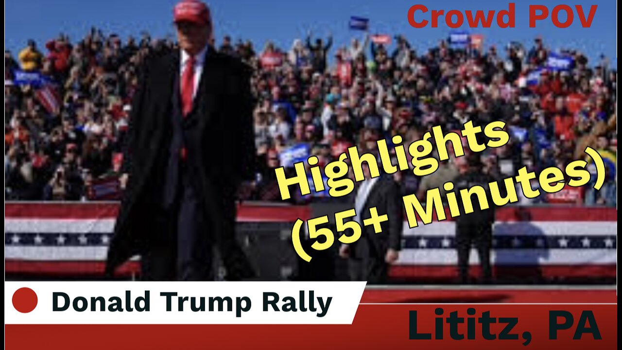 Donald Trump's MAGA Rally Highlights 🇺🇸 (55+ Mins) | 📍 Lititz, PA 11/03/2024