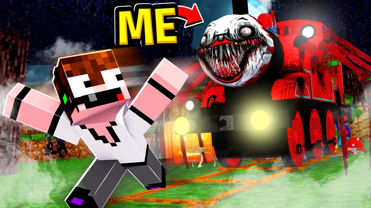 I Trolled My Friend As Choo Choo Charles In Minecraft!