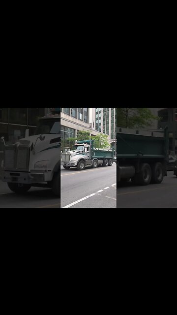 Truck passing McGill Street