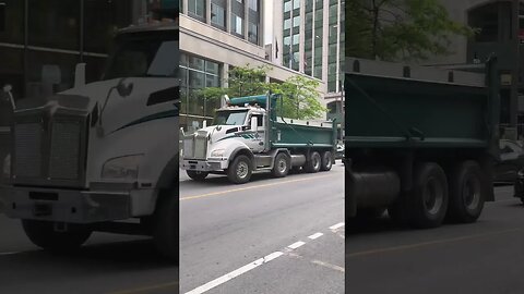 Truck passing McGill Street