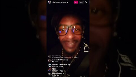 CHARLESTON WHITE IG LIVE: Charleston Being A Menace & Trolling *Funniest Interaction* (18/03/23)pT.1