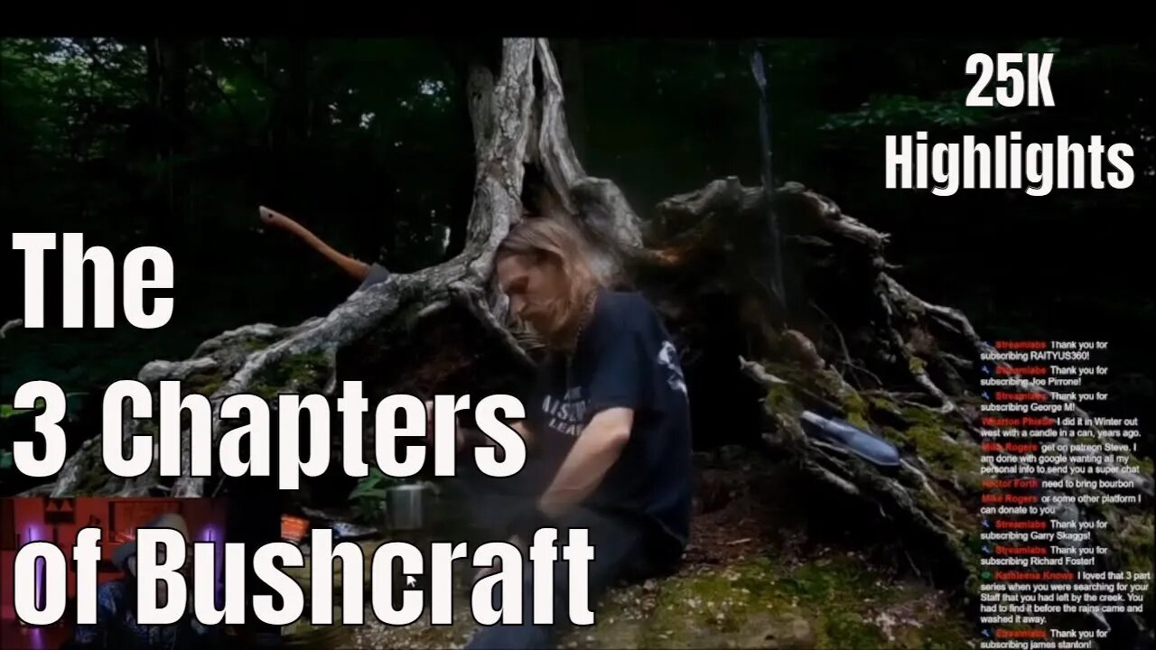 Bushcraft Wilderness Survival Needs To Drop The 3 Part Act (25K HIGHLIGHTS)