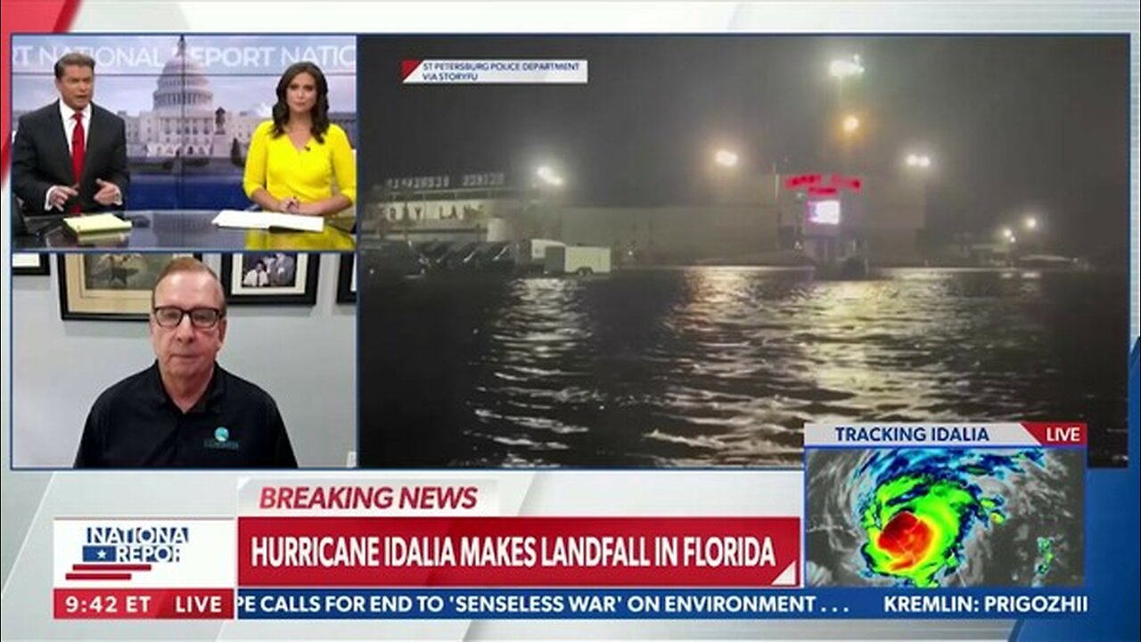 BRIAN J. AUNGST SR. ON HURRICANE IDALIA MAKING LANDFALL IN FLORIDA