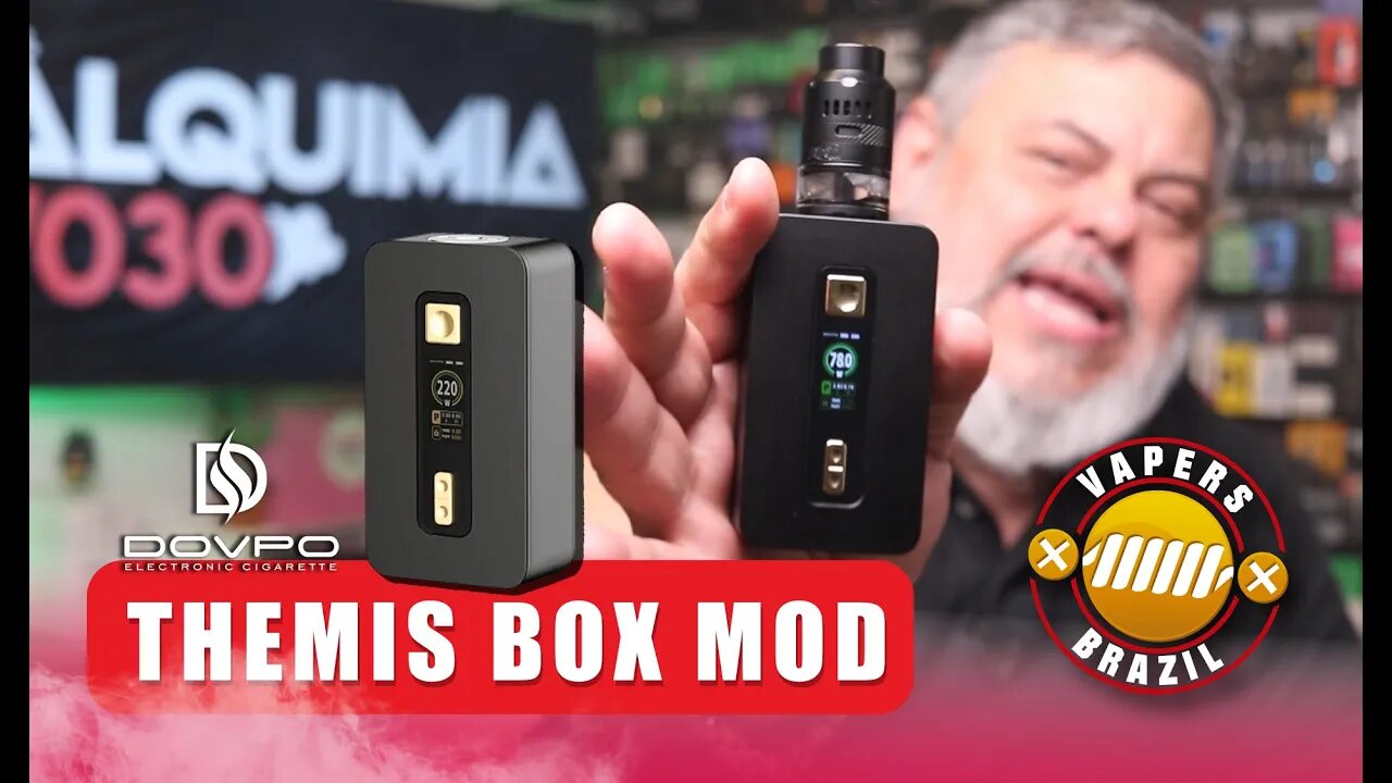 Dovpo Themis Box - Um Mod Elegante com 220W e 2 x 18650