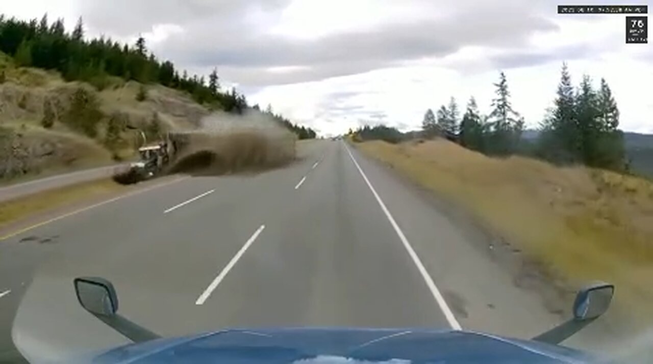 Truck Crash In British Colombia