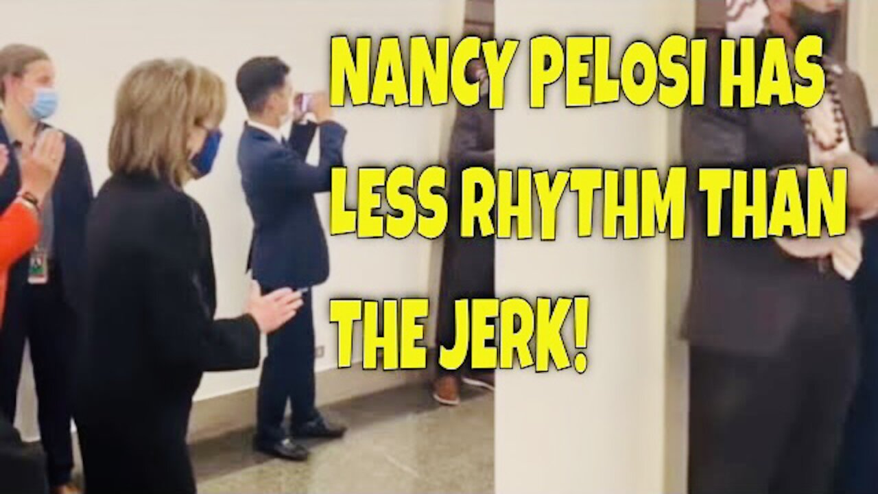 Nancy Pelosi stars as THE JERK (clapping along to Mele Kalikimaka like Steve Martin 🤣)