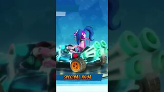 Spectral Aqua Paint Job Showcase - Crash Team Racing Nitro-Fueled