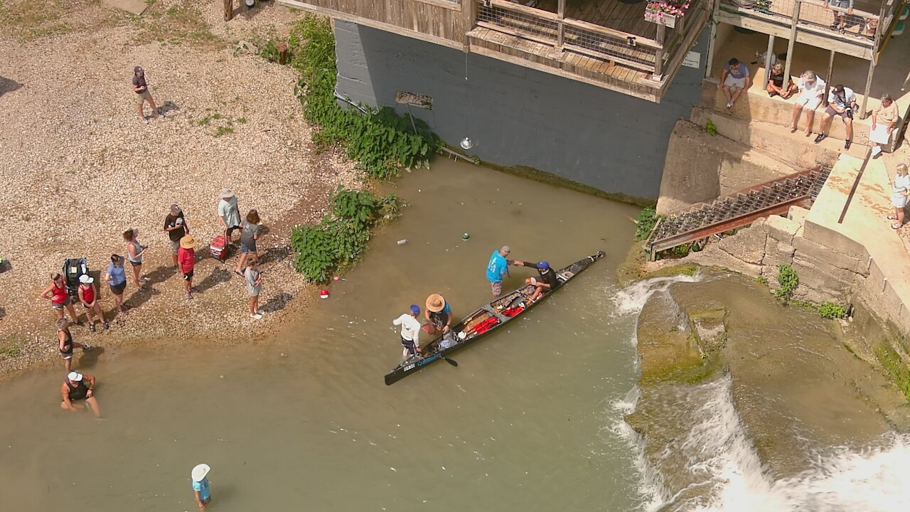 2021 Texas Water Safari Staples Dam Part 3 - A Drone View