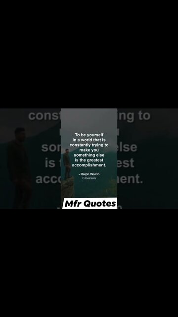 To be yourself in a world Quotes of the day in english