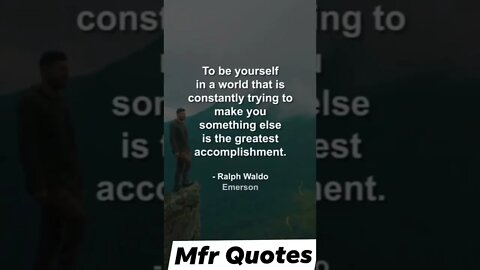 To be yourself in a world Quotes of the day in english