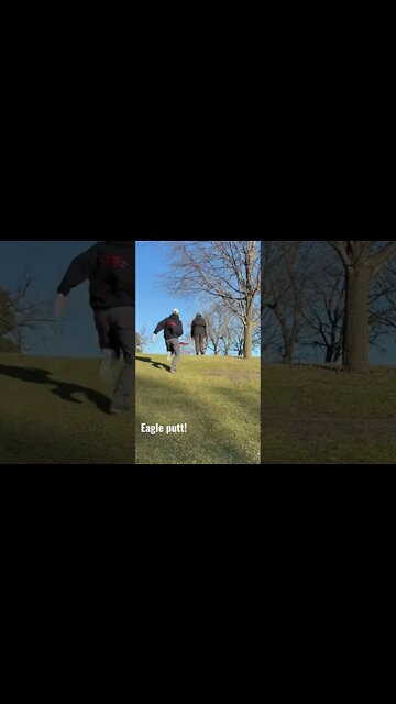 Circle two eagle putt! With my @discraftdiscgolf banger gt!