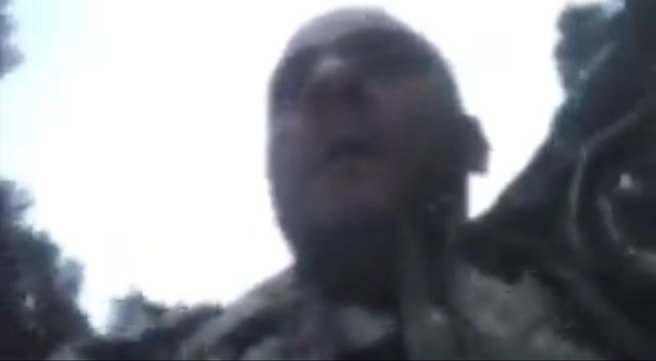 French speaking mercenary literally cries after camp got obliterated by Russians