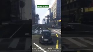 GRAND THEFT AUTO: PASSEANDO DE FUSCÃO PRETO!! #shorts