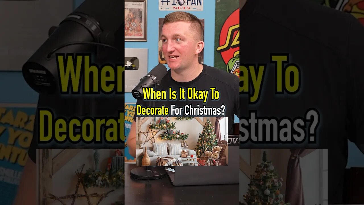When Is It Okay To Decorate For Christmas?! Sooner Than You Think! #shorts #christmas #holidays