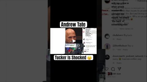 The Top G Is NOT Feeling Adam22! Tucker Carlson Is Shocked 😮