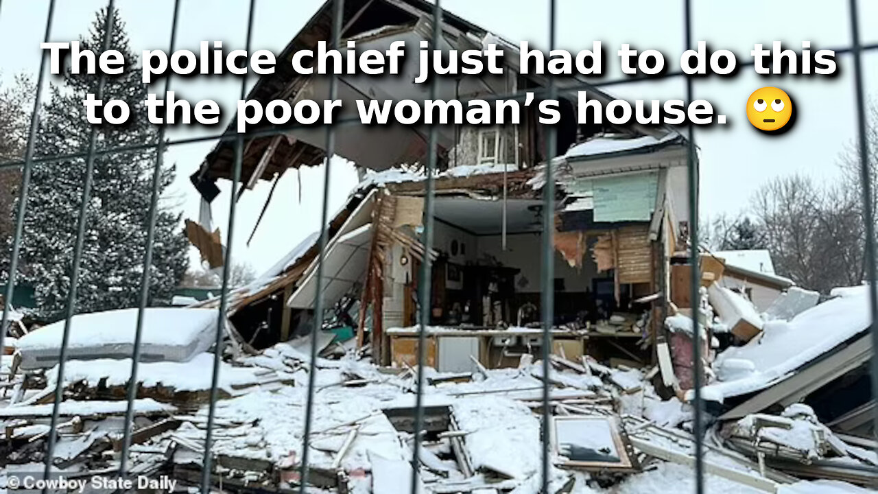 Jackbooted Wyoming Cops Destroy Woman’s Home to Flush Out Accused Cop Killer