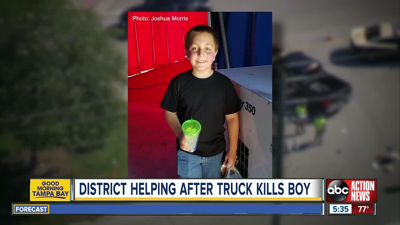 Memorial grows for boy hit, killed by truck in Sarasota