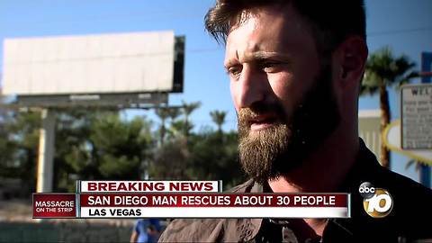 San Diego Marine rescues dozens from mass shooting