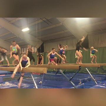 "Balance Beams Group Fail"