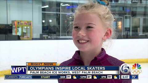 Olympic athletes inspire young Florida figure skaters