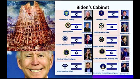 Babylon Biden Cabinet Shows World Real Axis Of Evil is USA Canada Australia Israel Vatican London DC