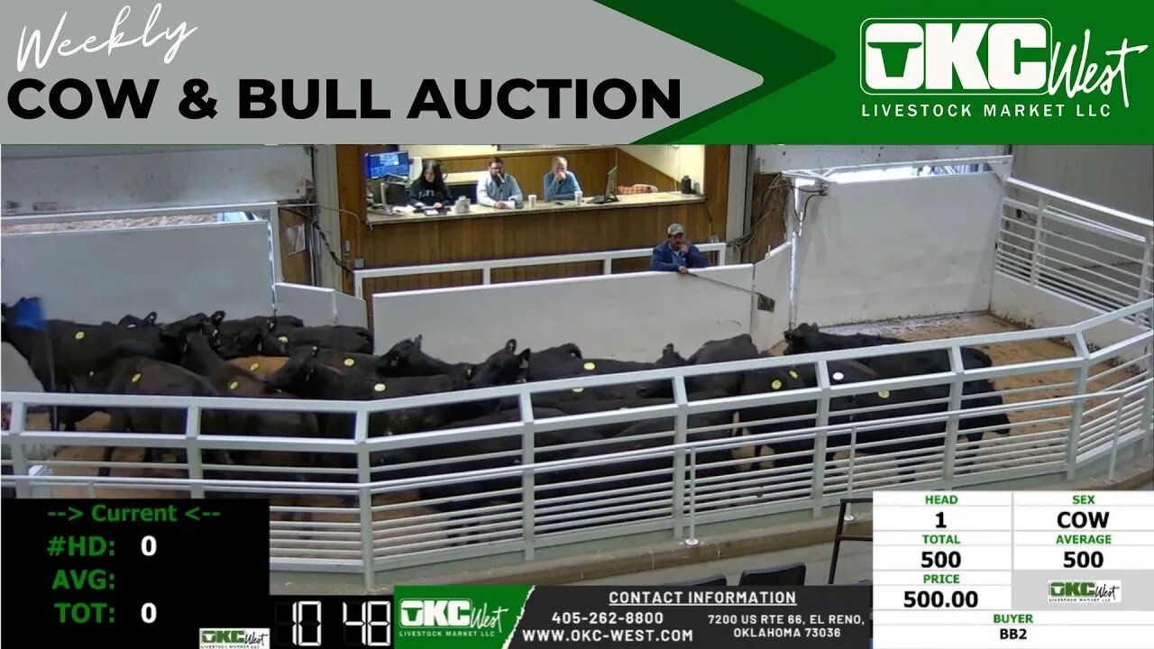 5/1/2023 - OKC West Weekly Cow & Bull Auction