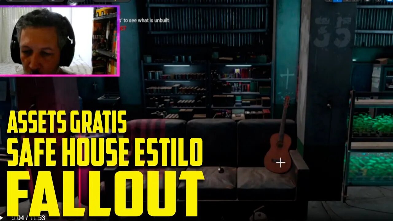 Testando o (incrível) SAFE HOUSE dado no FREE FOR THE MONTH da UNREAL ENGINE de SETEMBRO