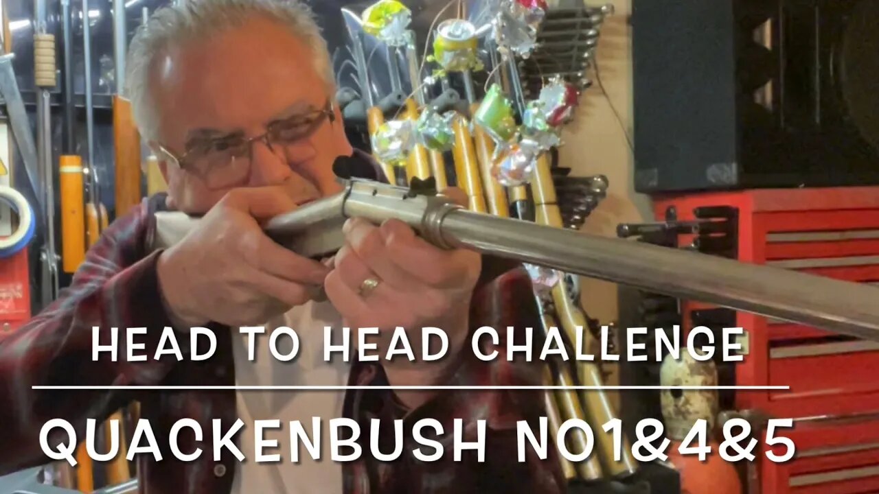 Head to head challenge: Quackenbush no1 vs no4 vs no5 100+ year old air guns threesome!