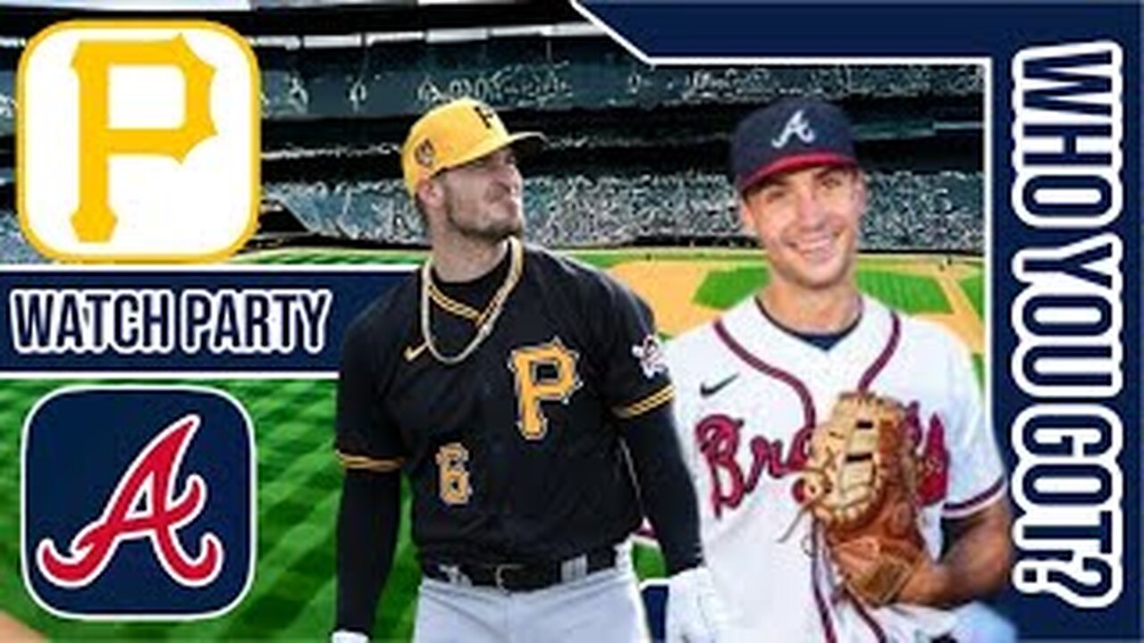 Pittsburgh Pirates vs Atlanta Braves | Live Play by Play & Reaction Stream 3D Sim | MLB 2024 Gm 80