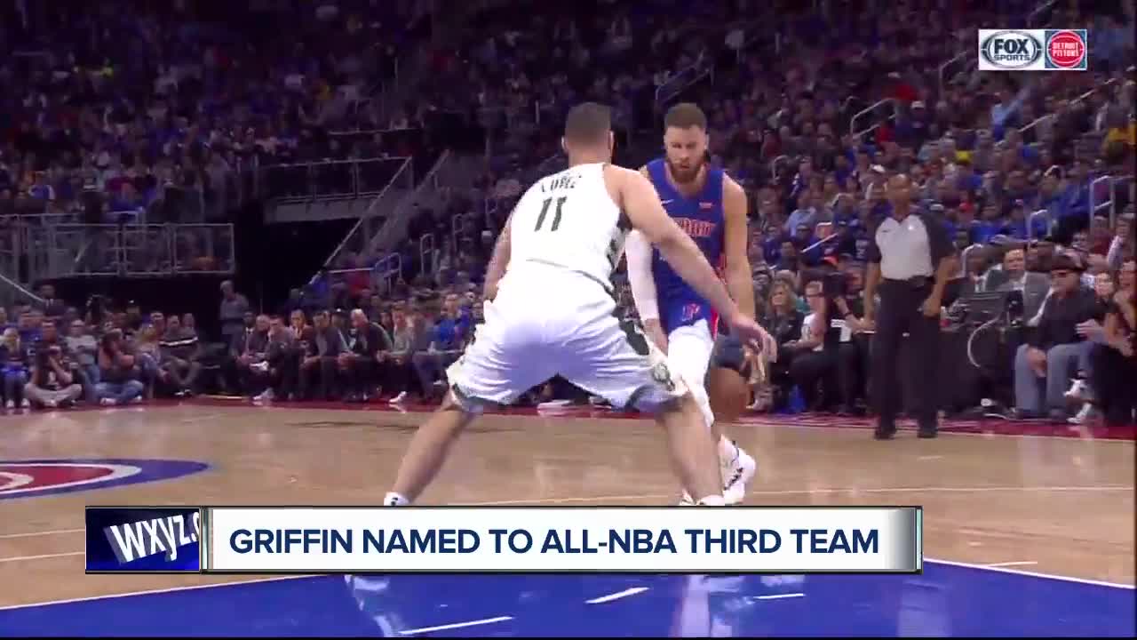 Pistons forward Blake Griffin named All-NBA Third Team