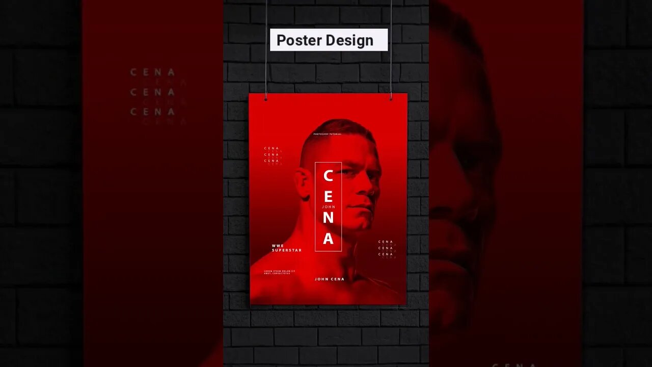 Movie Poster Design Idea in Photoshop #shorts