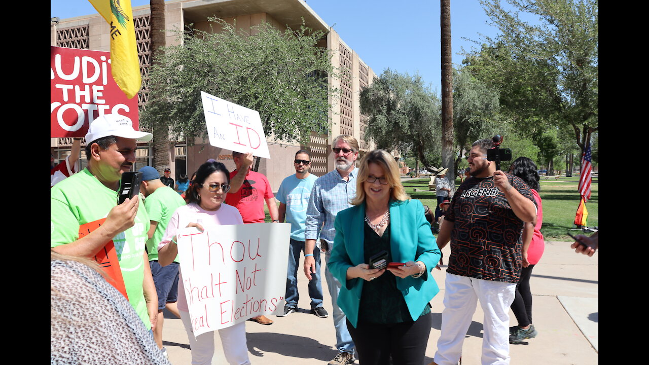 Senator Kelly Townsend Supporting The Audit Rally May 13th 2021