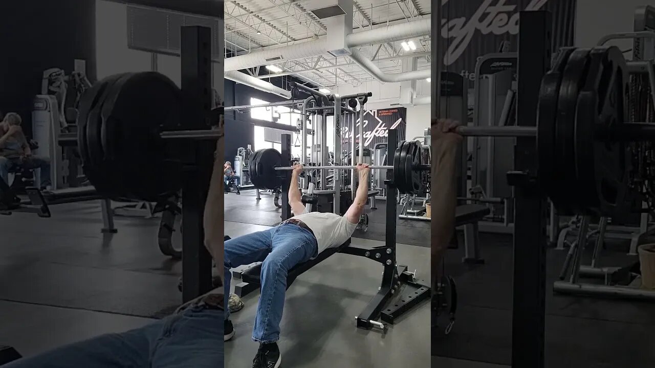 315lbs easy bench, 62 years old