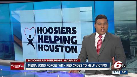 Hoosiers Helping Houston: Media joins forces with Red Cross to help Harvey victims