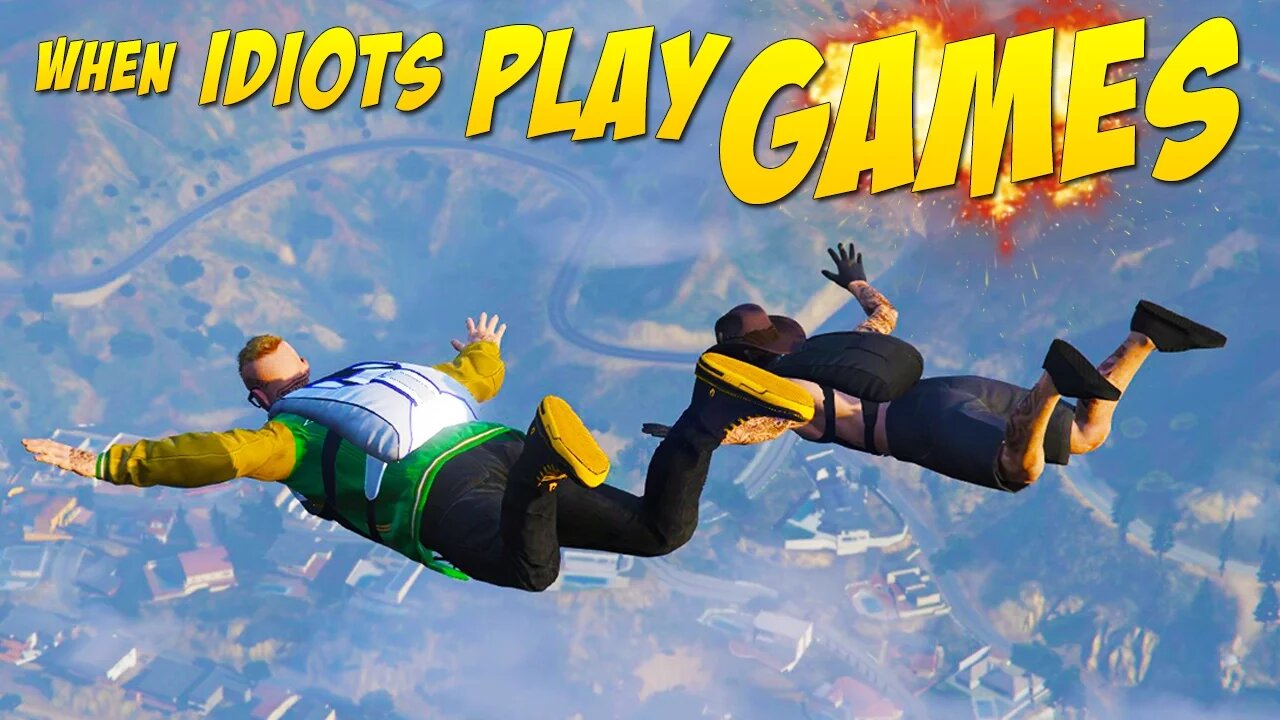 Skydiving Flop! (When Idiots Play Games #4)