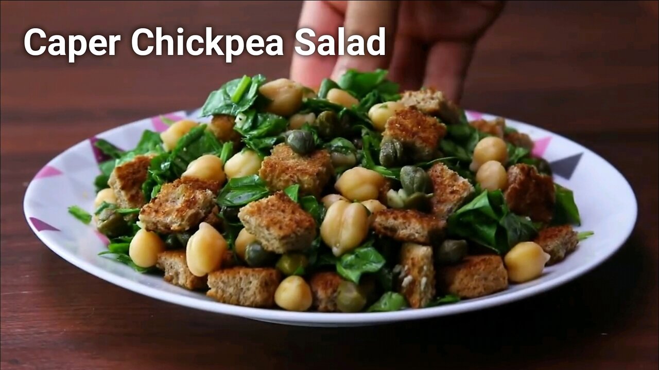 Caper Chickpea Salad