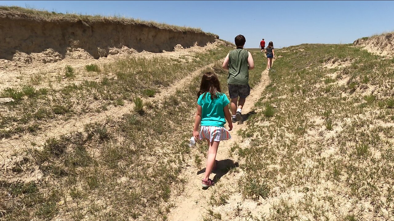 Exploring traces of the Oregon Trail with my kids