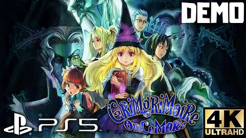 GrimGrimoire OnceMore Demo Gameplay | PS5, PS4 | 4K (No Commentary Gaming)
