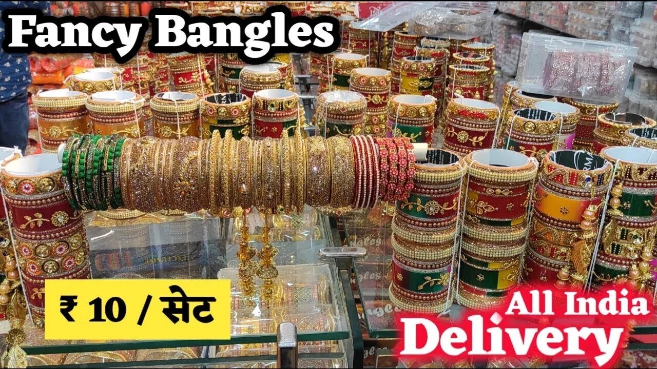 Designer Bangles | Fancy bangles wholesale market in Delhi | Cheapest bangles market in varanasi