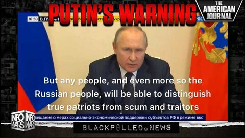 Putin’s Latest Speech Is A Chilling Warning To The Globalists.