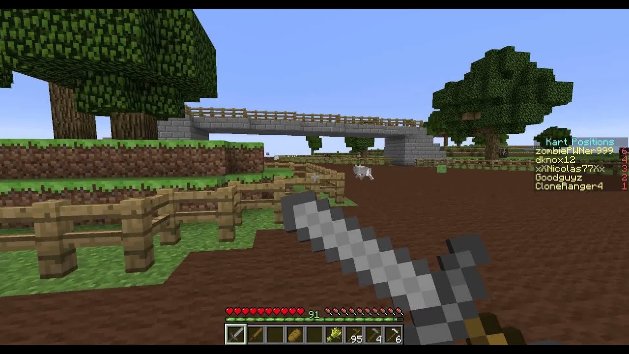 Minecraft: Mineplex.com MineKart Gameplay and Commentary