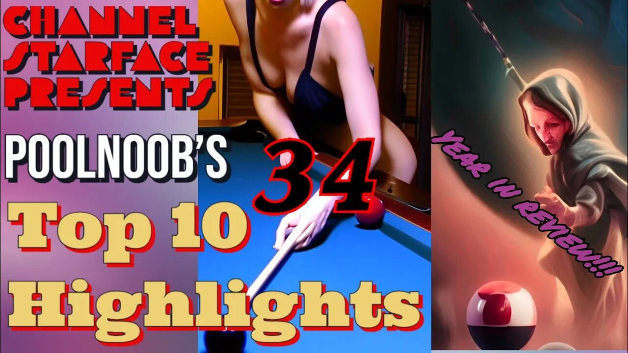 PoolNoob's Top 10 Highlights #34 Year End Review!! #8ballpool #happynewyear