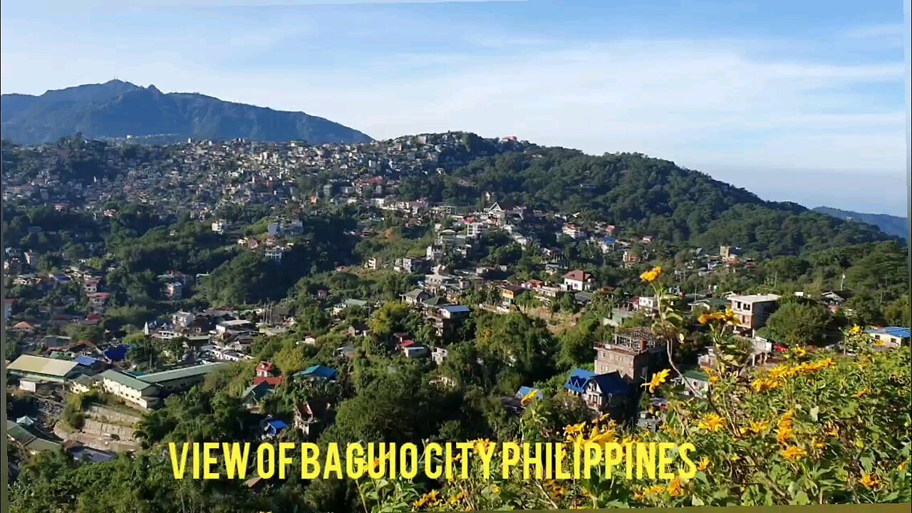 Beautiful View of Baguio City Philippines 🇵🇭