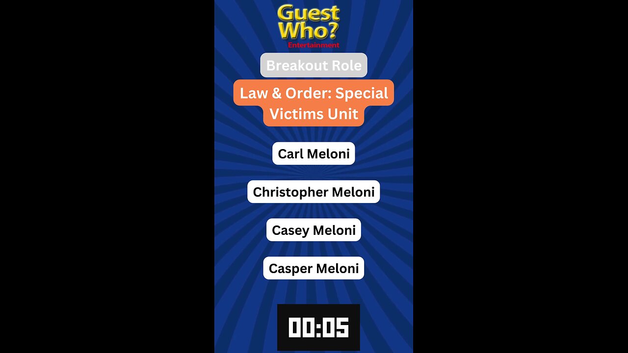 Guest Who #92 Quiz, Info, Facts and a Quote! | Law & Order: Special Victims Unit