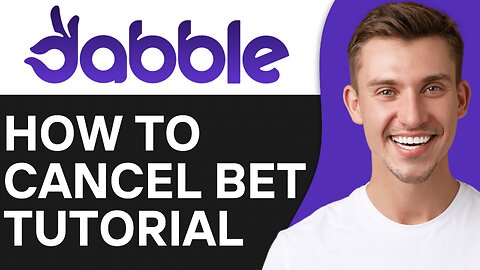 HOW TO CANCEL BET ON DABBLE