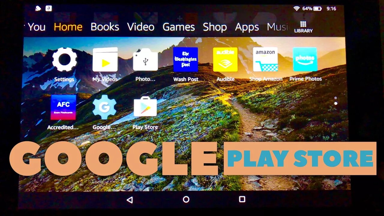 How to install the Google Play Store on an Amazon Fire Tablet