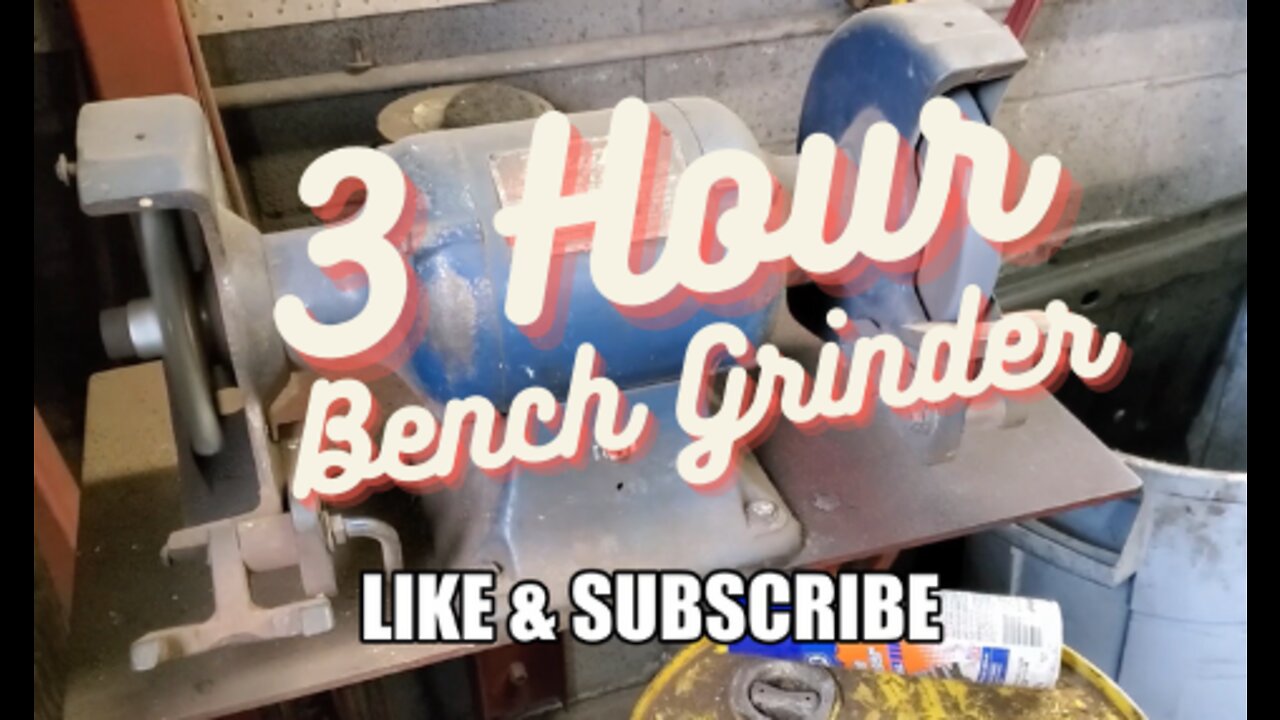 Bench Grinder Running Sound For 3 Hours For Relaxation And Sleep Or Studying