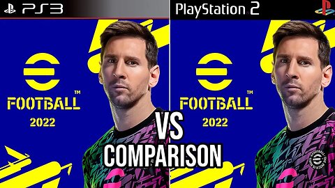 eFootball PES 2022 PS3 Vs PS2